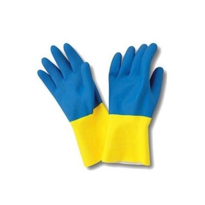 GUANTE LATEX BICOLOR REFORZADO TALLA L GRANDE SANYC