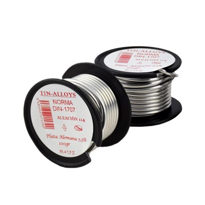 ESTAÑO PLATA 3,5% 2MM DIN 1707 ROLLO 100G