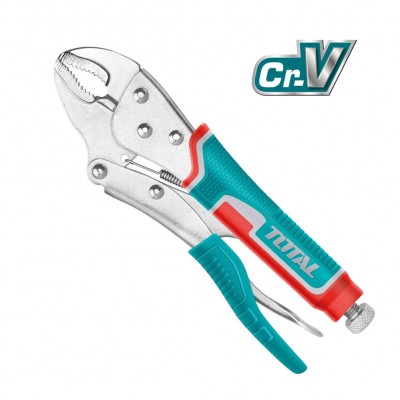 ALICATE MORDAZA GRIP BOCA CURVA 250MM Cr-V TOTAL THT191003
