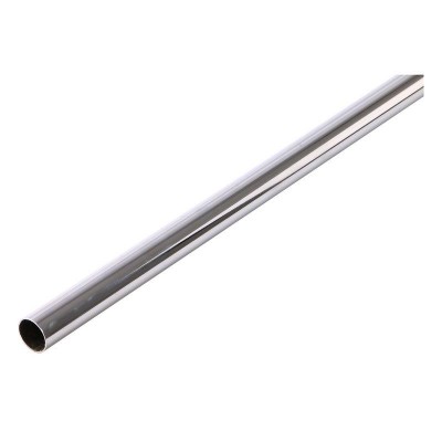 BARRA TUBO ARMARIO Ø19MM CROMO BRILLO (€/M)