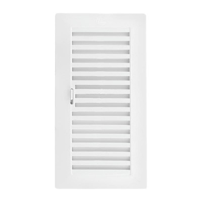 REJILLA VENTILACIÓN 22X9,5CM PLÁSTICO BLANCA CON CIERRE
