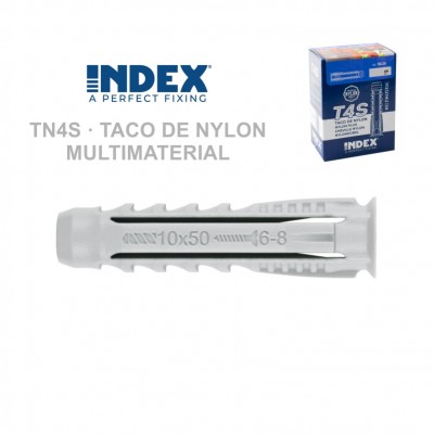 TACO NYLON INDEX TN4S 6X30MM C/100UDS