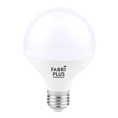 BOMBILLA LED GLOBO E27 G120 18W LUZ BLANCA 6000K FABRIPLUS
