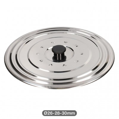 TAPADERA UNIVERSAL INOXIDABLE Ø31CM SARTENES Ø26-28-30CM