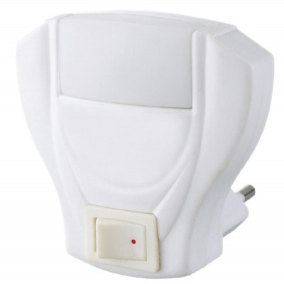 LUZ NOCHE LED CON INTERRUPTOR 1W 230V LUZ BLANCA