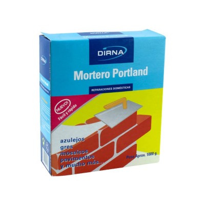 MORTERO PORTLAND GRIS 1KG DIRNA 