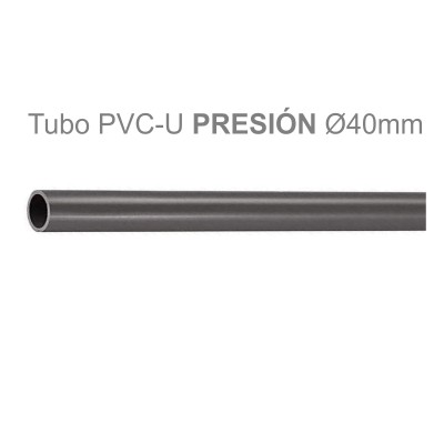 METRO TUBO PVC-U PRESIÓN 40MM PN 10 (€/M)