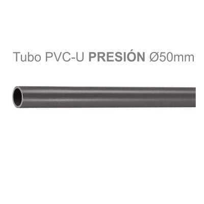 METRO TUBO PVC-U PRESIÓN 50MM PN 10 (€/M)