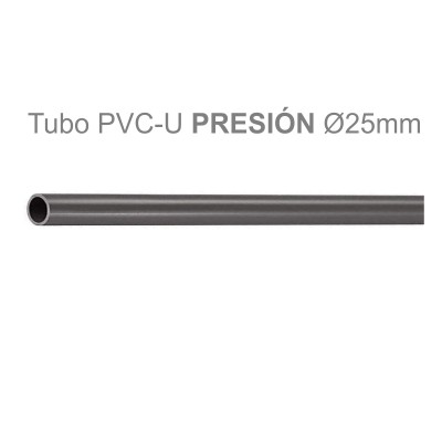 METRO TUBO PVC-U PRESIÓN 25MM PN 16 (€/M)