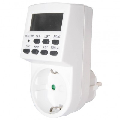 PROGRAMADOR DIGITAL DIARIO-SEMANAL CON RESERVA 100H