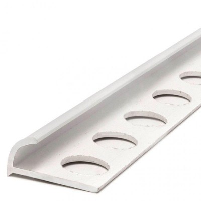 GUARDACANTO PVC AZULEJO 10MM 2,60M BLANCO