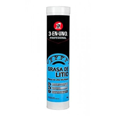 GRASA LITIO 3-EN-UNO CARTUCHO 400G