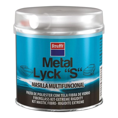 MASILLA POLIÉSTER CON FIBRA  KRAFFT METAL LICK 250G