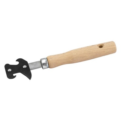 ABRELATAS MANGO MADERA METALTEX
