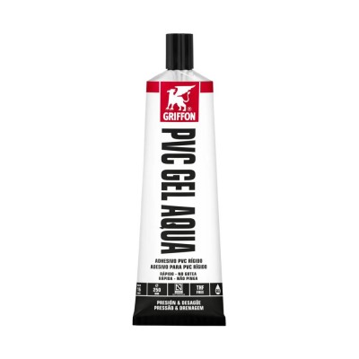 PEGAMENTO PVC PRESIÓN Y DESAGÜE 125ML GRIFFON GEL AQUA