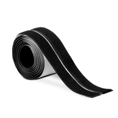 VELCRO ADHESIVO 20MM GANCHO+BUCLE NEGRO (€/M)