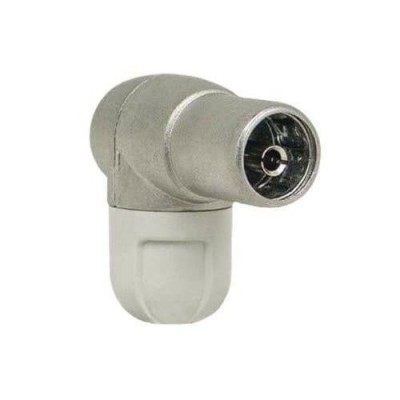 CONECTOR ANTENA TV HEMBRA ACODADO TELEVES 4131
