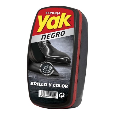ESPONJA LIMPIACALZADO NEGRO YAK