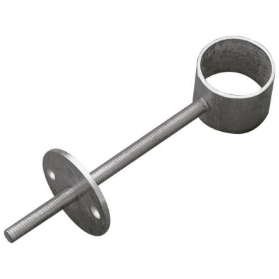 SOPORTE TUBO ARMARIO REDONDO Ø19MM TECHO REGULABLE ZINC