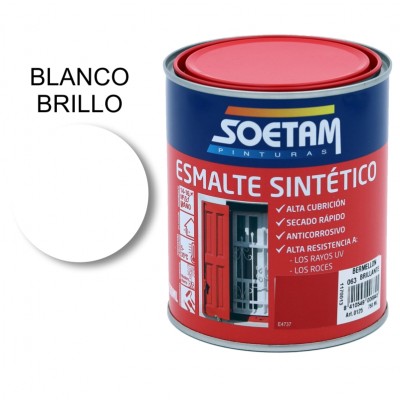 SOETAM ESMALTE SINTÉTICO BLANCO BRILLANTE 750ML
