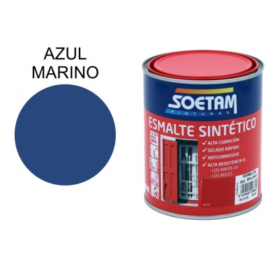 SOETAM ESMALTE SINTÉTICO AZUL MARINO BRILLANTE 250ML