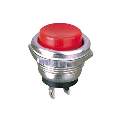 PULSADOR EMPOTRAR ROSCADO 2A/250V ON-OFF