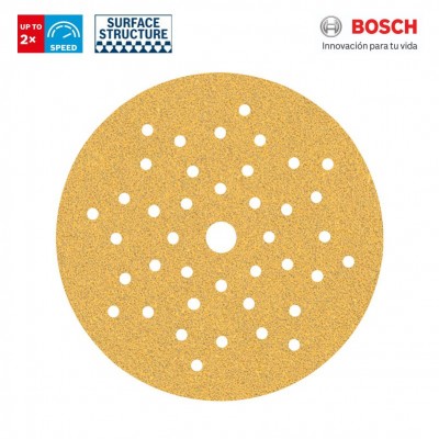 PACK 5 LIJAS DISCO Ø125MM G60 VELCRO BOSCH EXPERT C470
