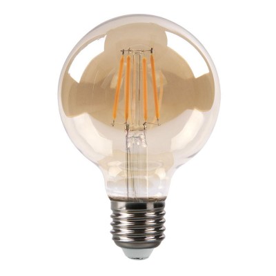 BOMBILLA LED FILAMENTO GLOBO Ø8X12CM E27 8W 2700K
