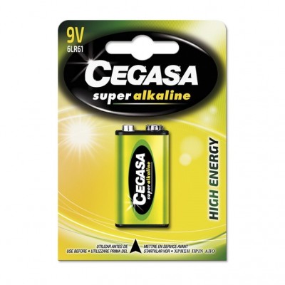 PILA CEGASA SUPER ALCALINA 9V 6LR61/MN1604