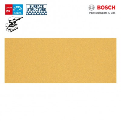 PACK 10 LIJAS ORBITALES 93X230MM G120 BOSCH EXPERT C470