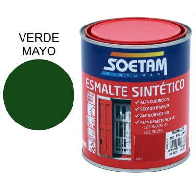 SOETAM ESMALTE SINTÉTICO VERDE MAYO BRILLANTE 750ML