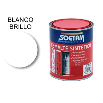 SOETAM ESMALTE SINTÉTICO BLANCO BRILLANTE 250ML