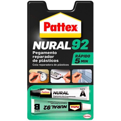 ADHESIVO PATTEX NURAL 92 REPARADOR PLÁSTICOS 22ML