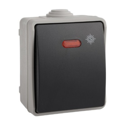 PULSADOR ESTANCO LUMINOSO 10A IP54 SOLERA SOL54