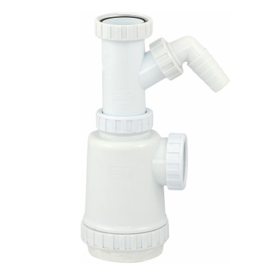 SIFÓN DESAGÜE BOTELLA EXTENSIBLE 40X11/2" 1 TOMA ELECTRODOMÉSTICO