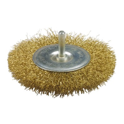 CEPILLO ALAMBRE CIRCULAR Ø100MM ESPIGA PARA TALADROS