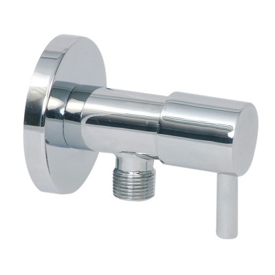 VÁLVULA ESCUADRA 1/2"X3/8" MANDO LATÓN GENEBRE 3104 04