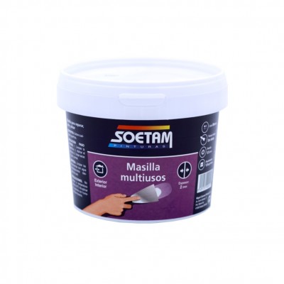 MASILLA EMPLASTE INTERIOR-EXTERIOR PASTA 500GR SOETAM