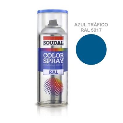 PINTURA SPRAY SOUDAL AZUL TRÁFICO RAL 5017 400ML
