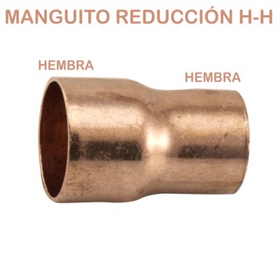 MANGUITO REDUCCIÓN COBRE H-H 22-18MM FIG.5240