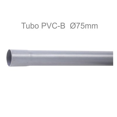 METRO TUBO PVC-B 75X3MM (€/M)