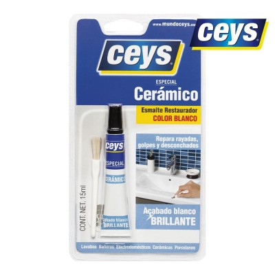 RESTAURADOR CERÁMICO BLANCO 15ML CEYS