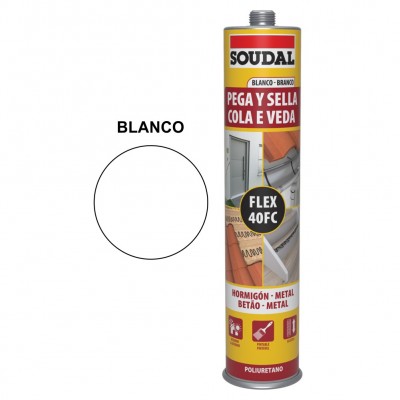 MASILLA POLIURETANO BLANCA 290ML SOUDAL