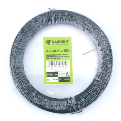 ALAMBRE PLASTIFICADO 0,7/0,9MM ROLLO 50M