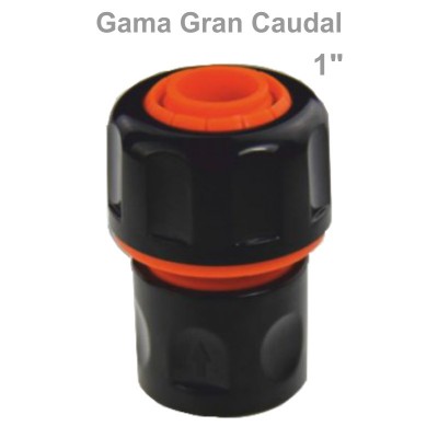 CONECTOR RÁPIDO GRAN CAUDAL MANGUERA Ø25MM 1"