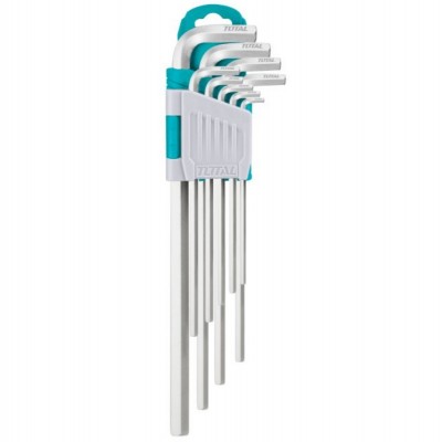 JUEGO 9 LLAVES ALLEN 1,5-10MM Cr-V TOTAL