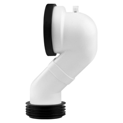 MANGUITO CONEXIÓN INODORO DUAL 45º