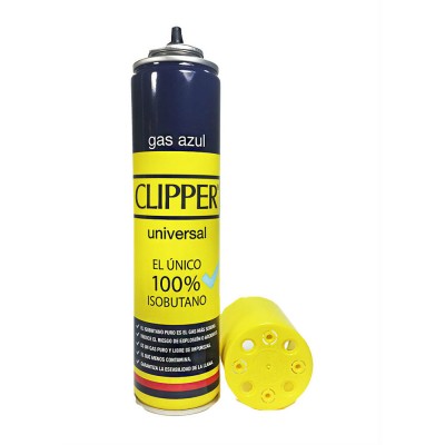 GAS AZUL ISOBUTANO CLIPPER 300ML/165G