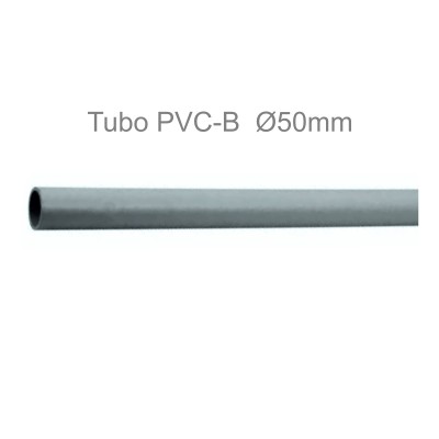 METRO TUBO PVC-B 50X3MM (€/M)