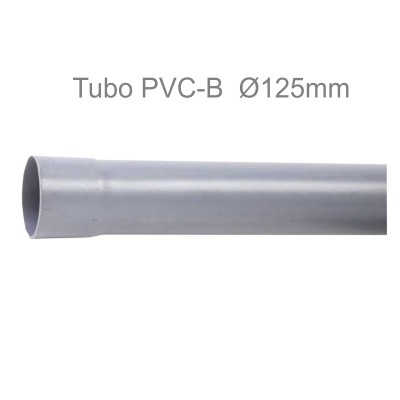 METRO TUBO PVC-B 125X3,2MM (€/M)